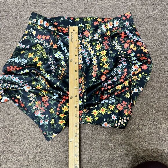 ATM Anthony Thomas Melillo satin floral-print short size 2 - Picture 9 of 10
